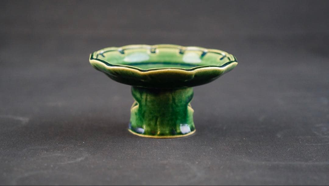 総織部高台皿 ５客揃 幸兵衛窯 加藤卓男