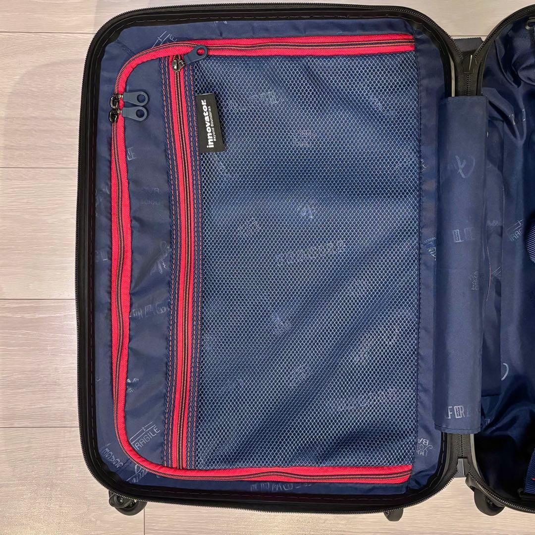 innovator INV48 スーツケース 軽量 マットブラック 38L