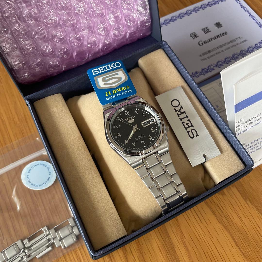 SEIKO5 セイコー5 アラビック文字盤