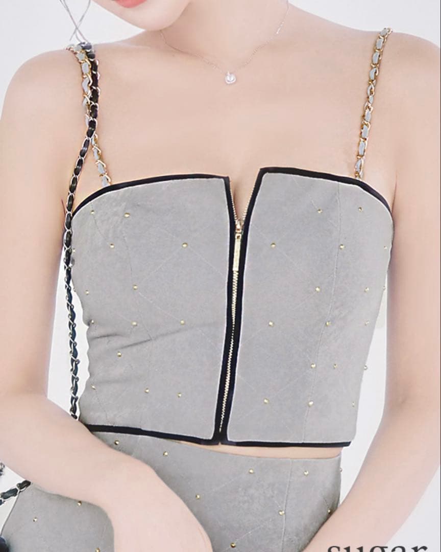 ROBE de FLEURS Glossy セットアップ ピンク