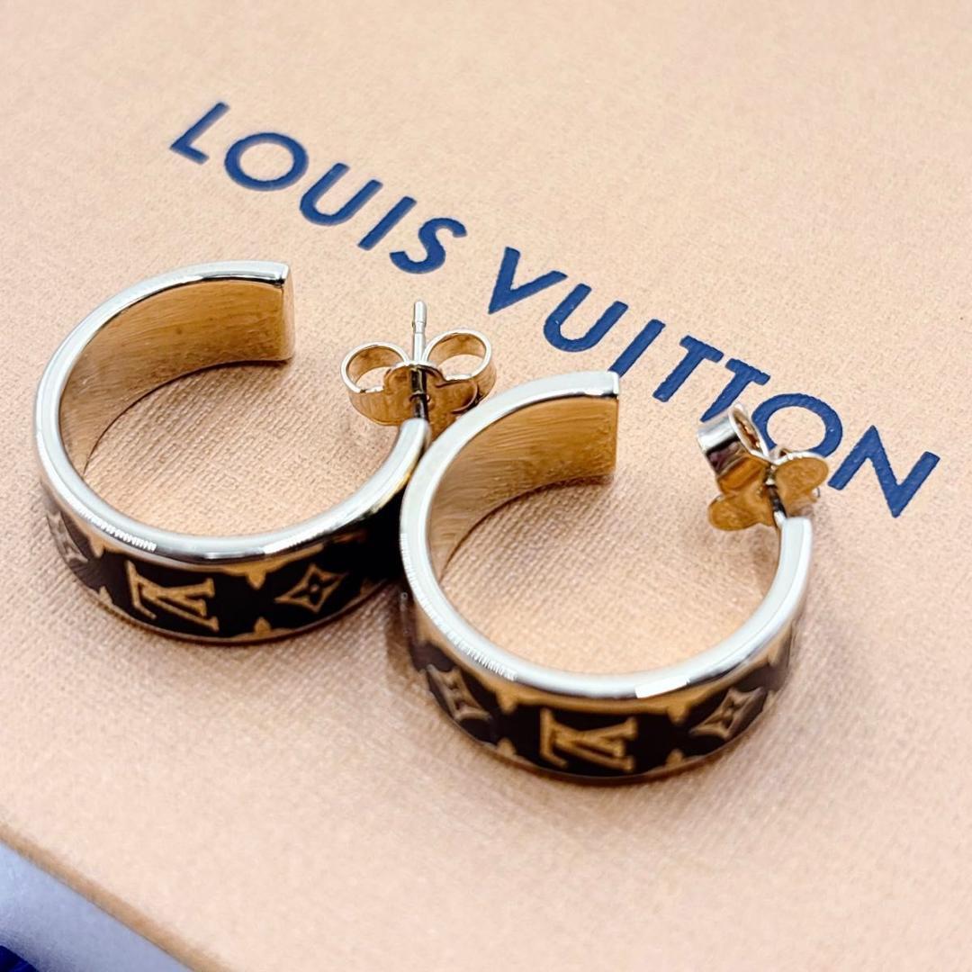 ルイヴィトン M01833 OB0225 ピアス　ナノ グラム エナメル