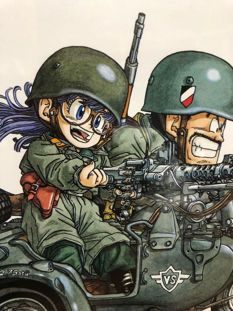 鳥山明　ドクタースランプ　アラレ　1993年 特別描き下ろし　イラスト　30cm