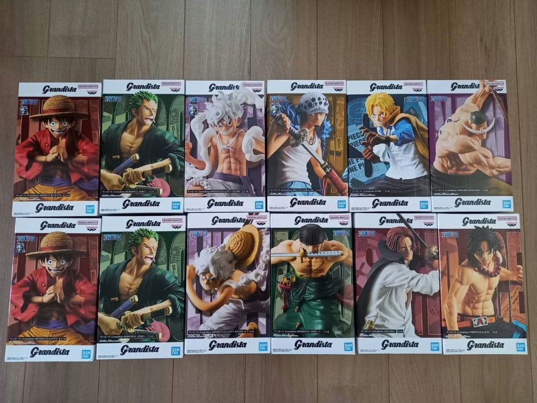 ワンピースgrandista12体セット