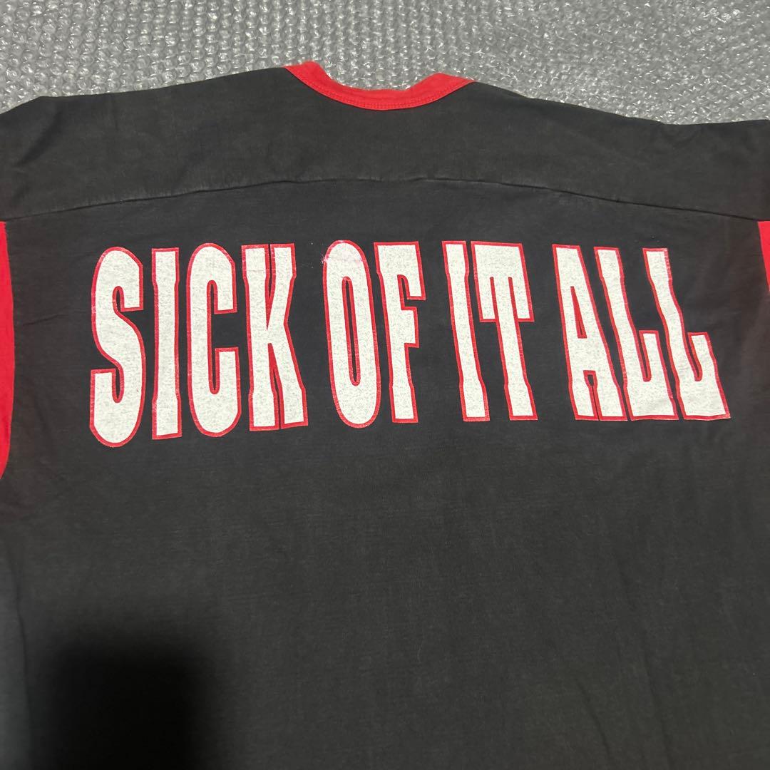 SICK OF IT ALL ホッケーシャツ L ハードコア nyhc