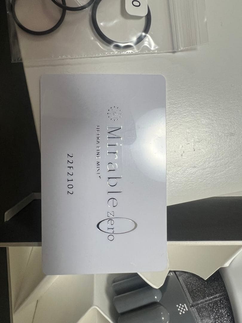 Mirable zero シャワーヘッド ホワイト/グレー　1回のみ使用