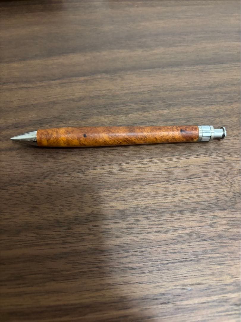 工房楔　花梨こぶ杢 0.5ミリシャーペン