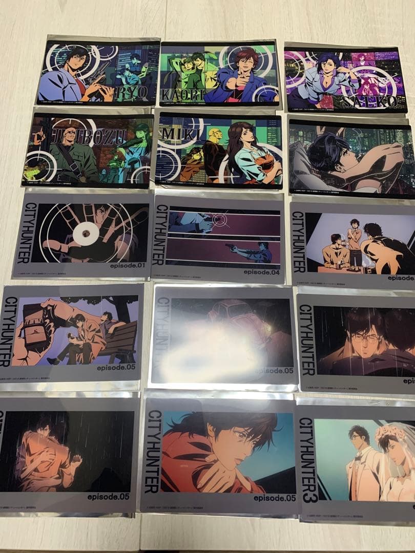 シティーハンター ランダムクリアコレクションカード 全15種