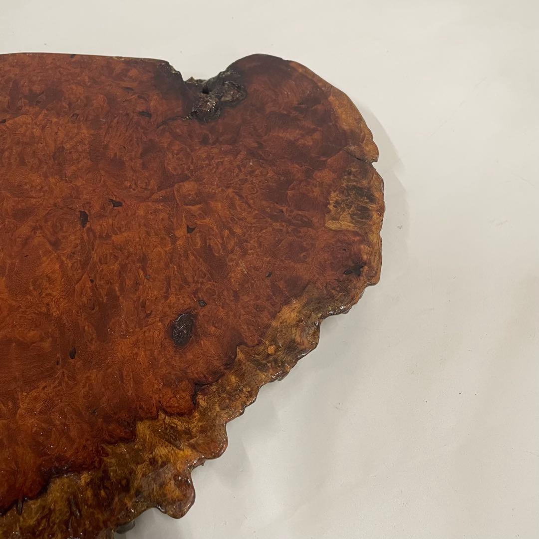 花梨瘤 一枚板 天然木 飾り板 瘤杢 花台 美術品 アンティーク