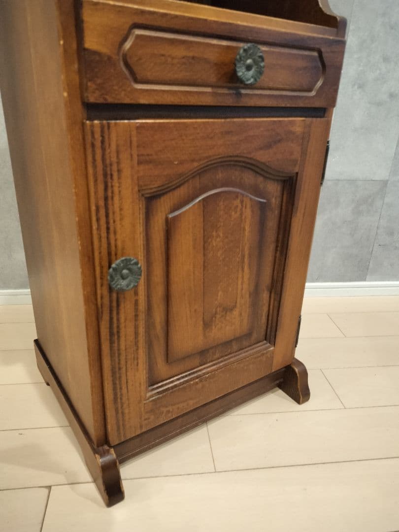 カリモク 電話台 花台 サイドテーブル レトロ ヴィンテージ