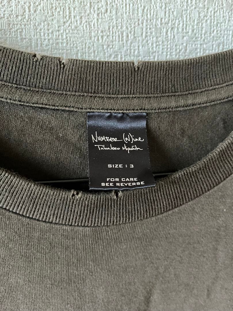 「希少！！」Number (N)ine ナンバーナイン　Tシャツ