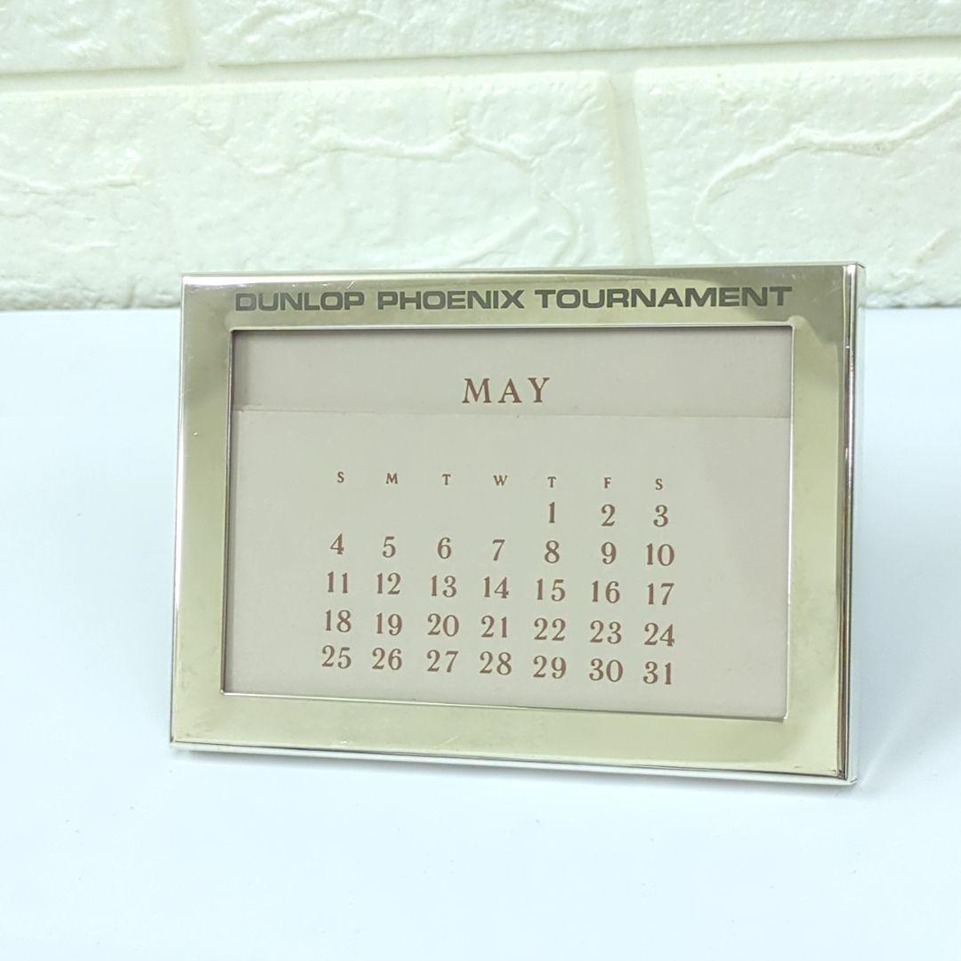 ティファニー 卓上カレンダー フォトフレーム シルバー 銀メッキ Tiffany