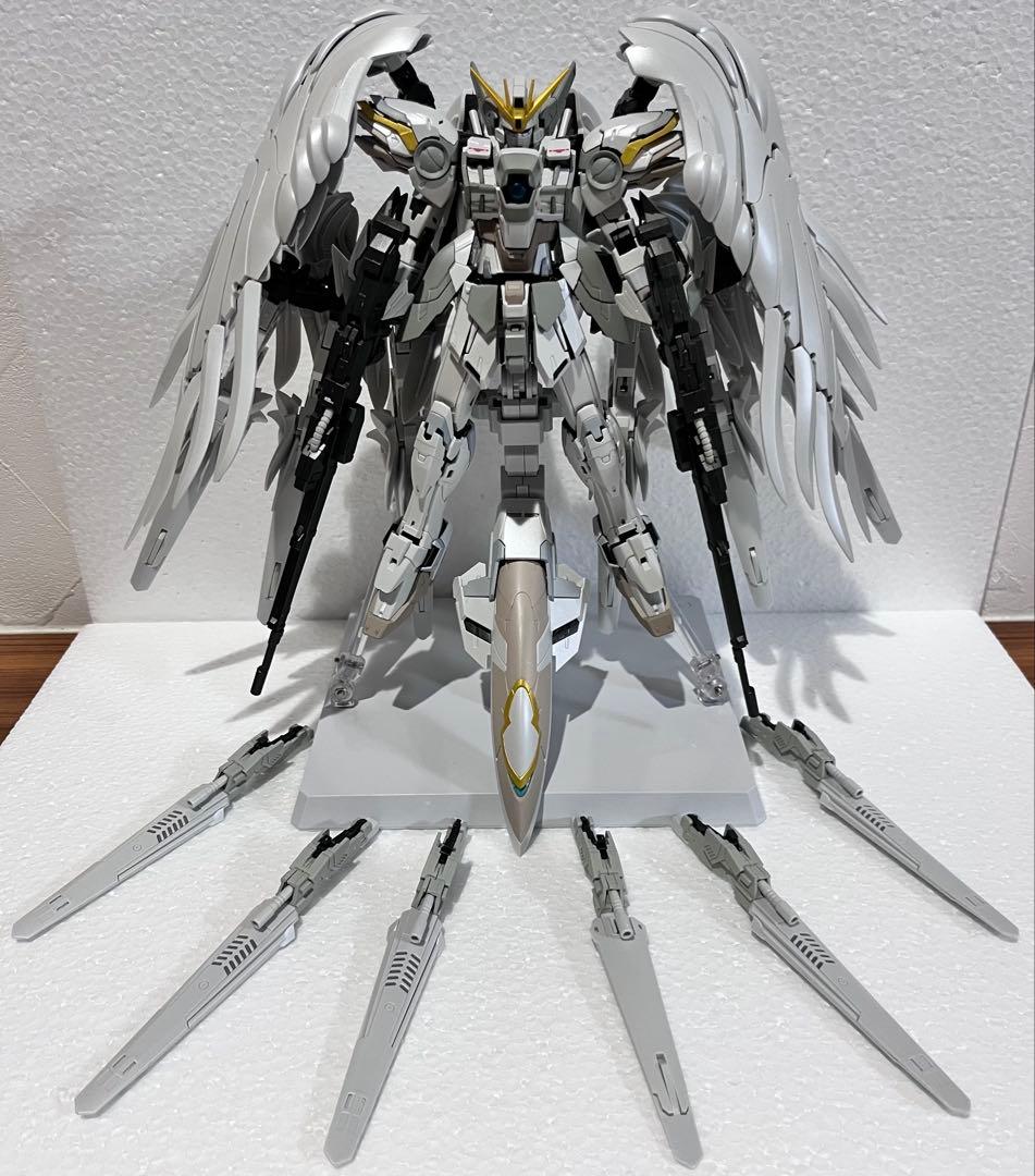 1/100 ウィングガンダムゼロ スノーホワイトプレリュード 組立済 完成品