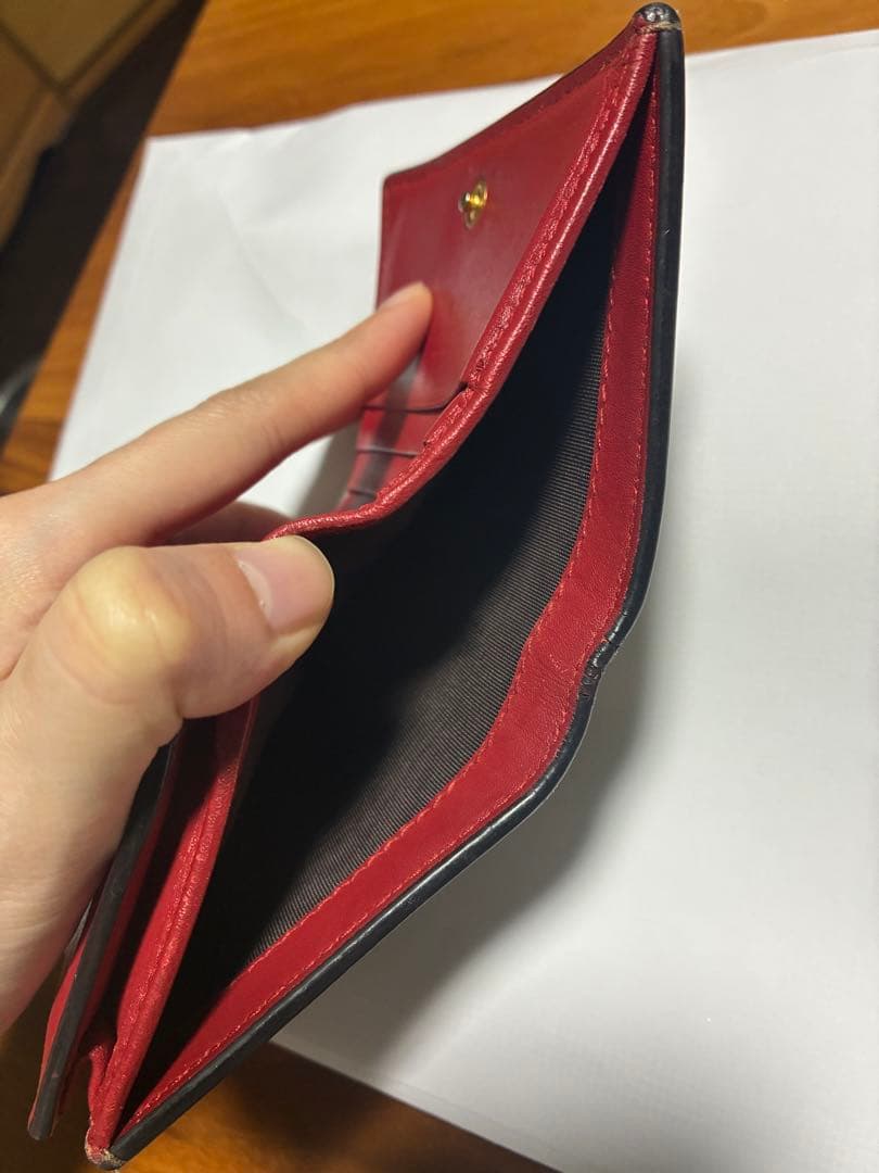 Y*マ様 グッチ ミスティックキャット スプリーム GG PVC 折り財布