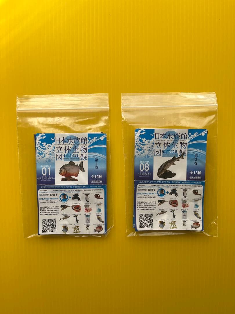 【秋の収穫祭】日本水族館立体生物図録 第2巻〈全15種〉フルコンプリート