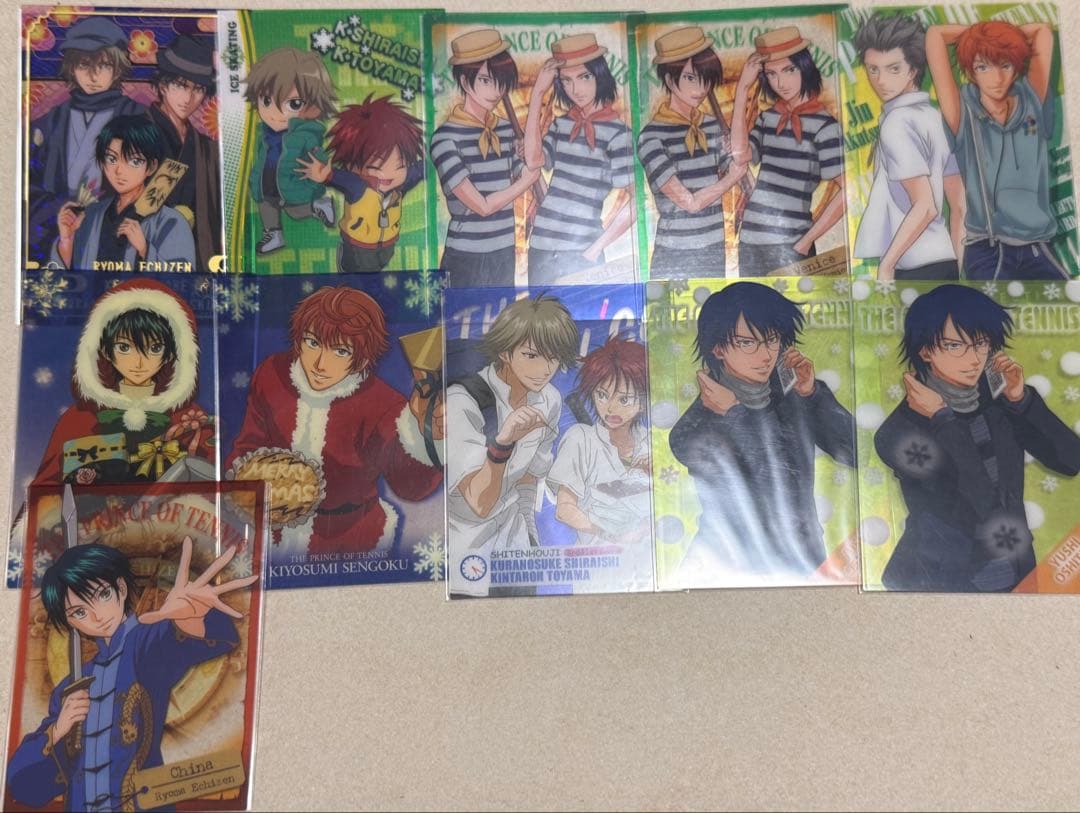 テニスの王子様 シャイニングカード カード　跡部景吾　越前リョーマ 白石蔵ノ介