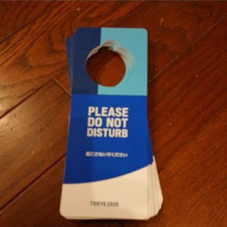 東京オリンピック 選手村 ドアノブプレート 100枚セット