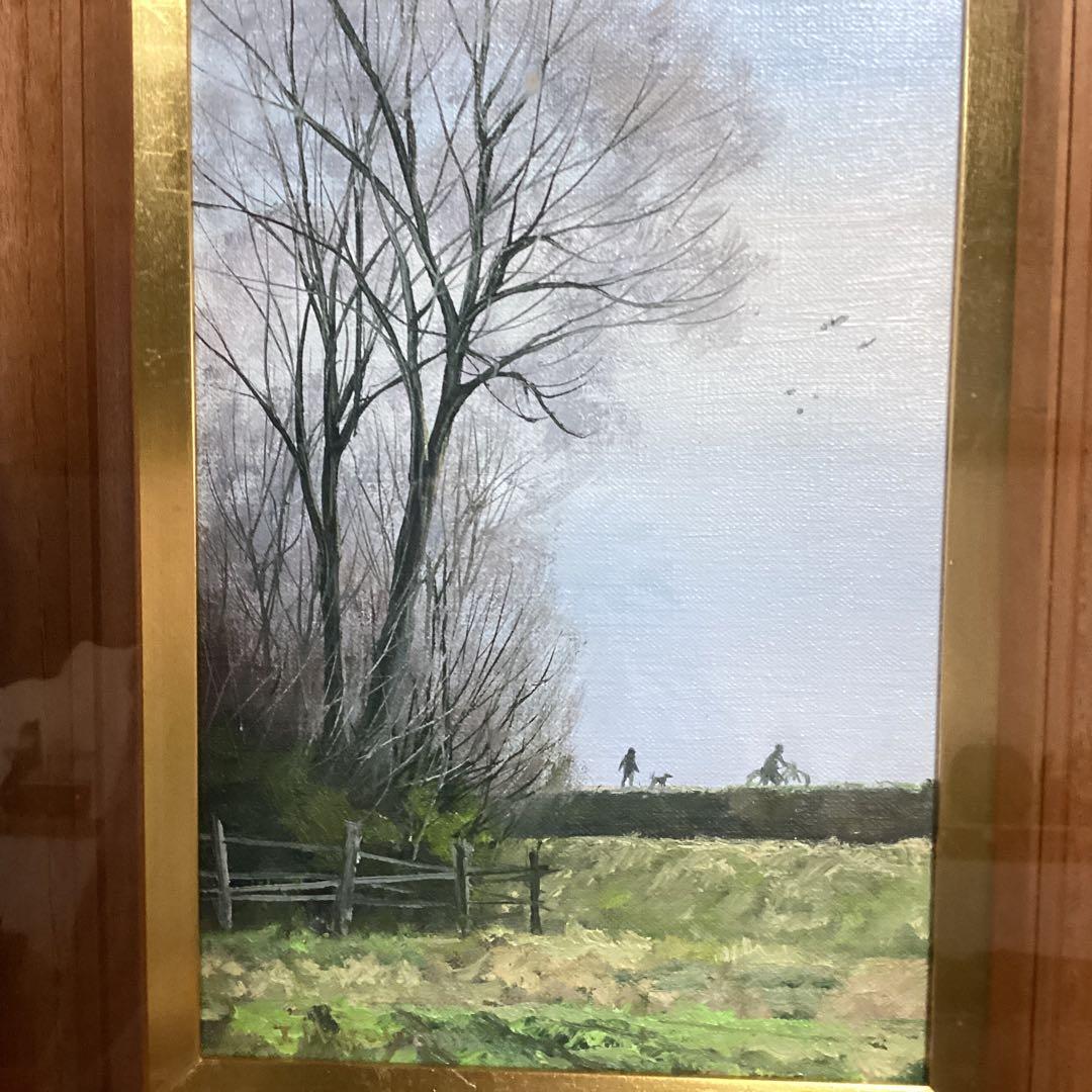 村山孝夫油彩　むさし野