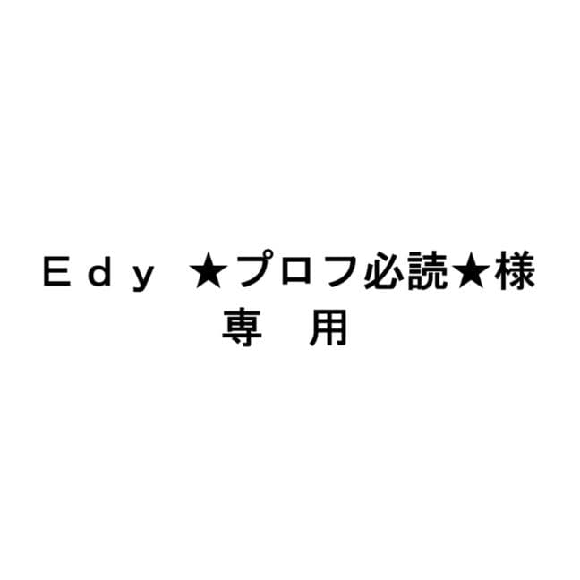 Ｅｄｙ ★プロフ必読★