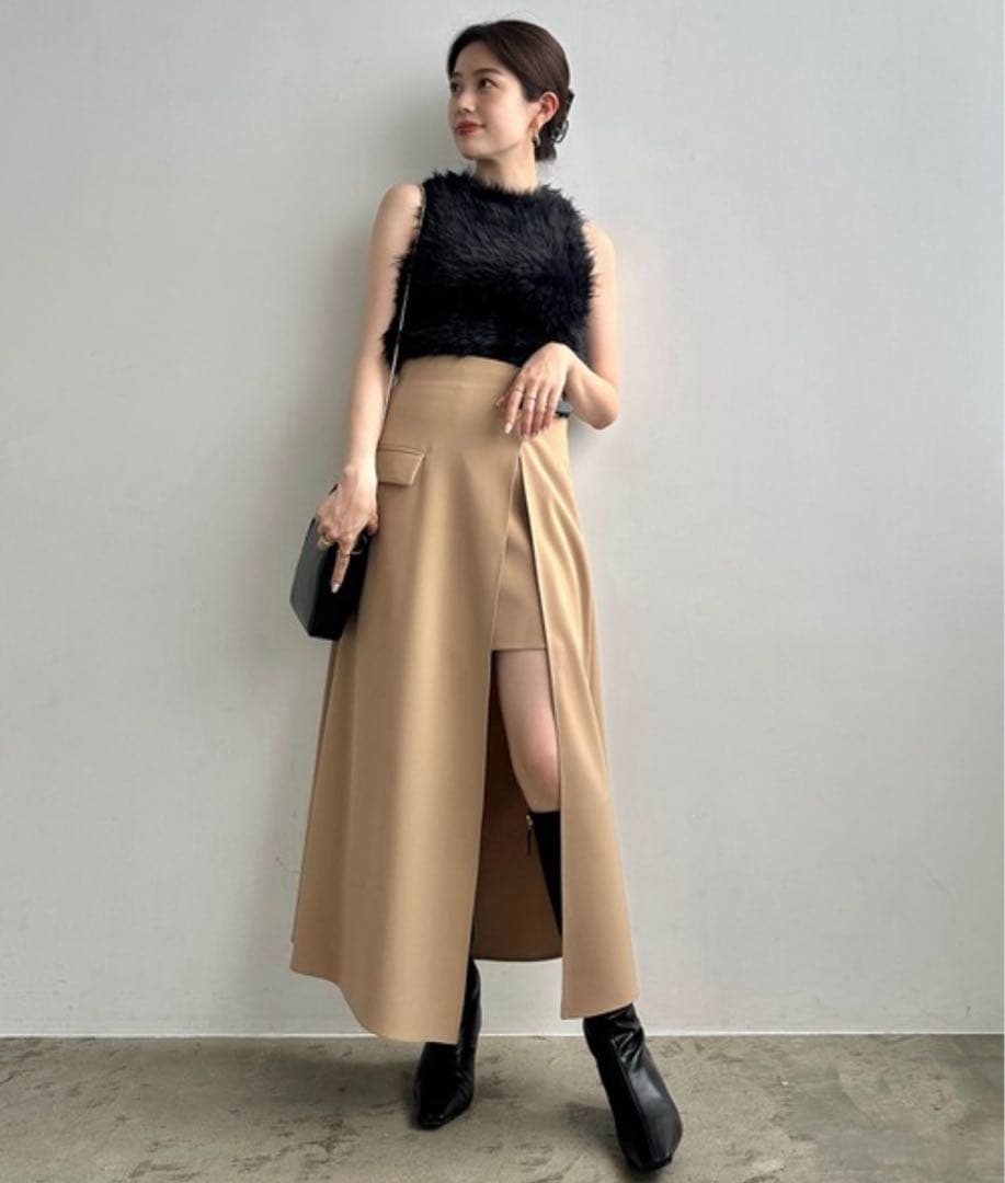 新品未使用 anuans キュロット MEDIUM ベージュ レディース