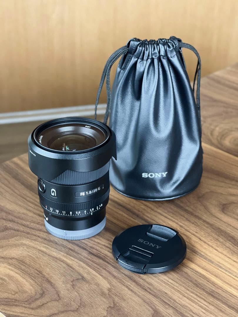 【美品】 SONY FE 20mm F1.8 G レンズ　sel20f18g