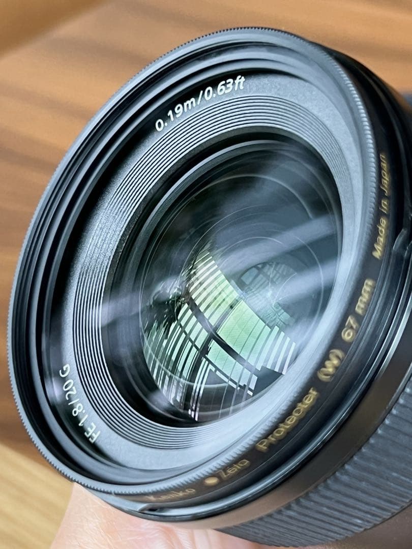 【美品】 SONY FE 20mm F1.8 G レンズ　sel20f18g