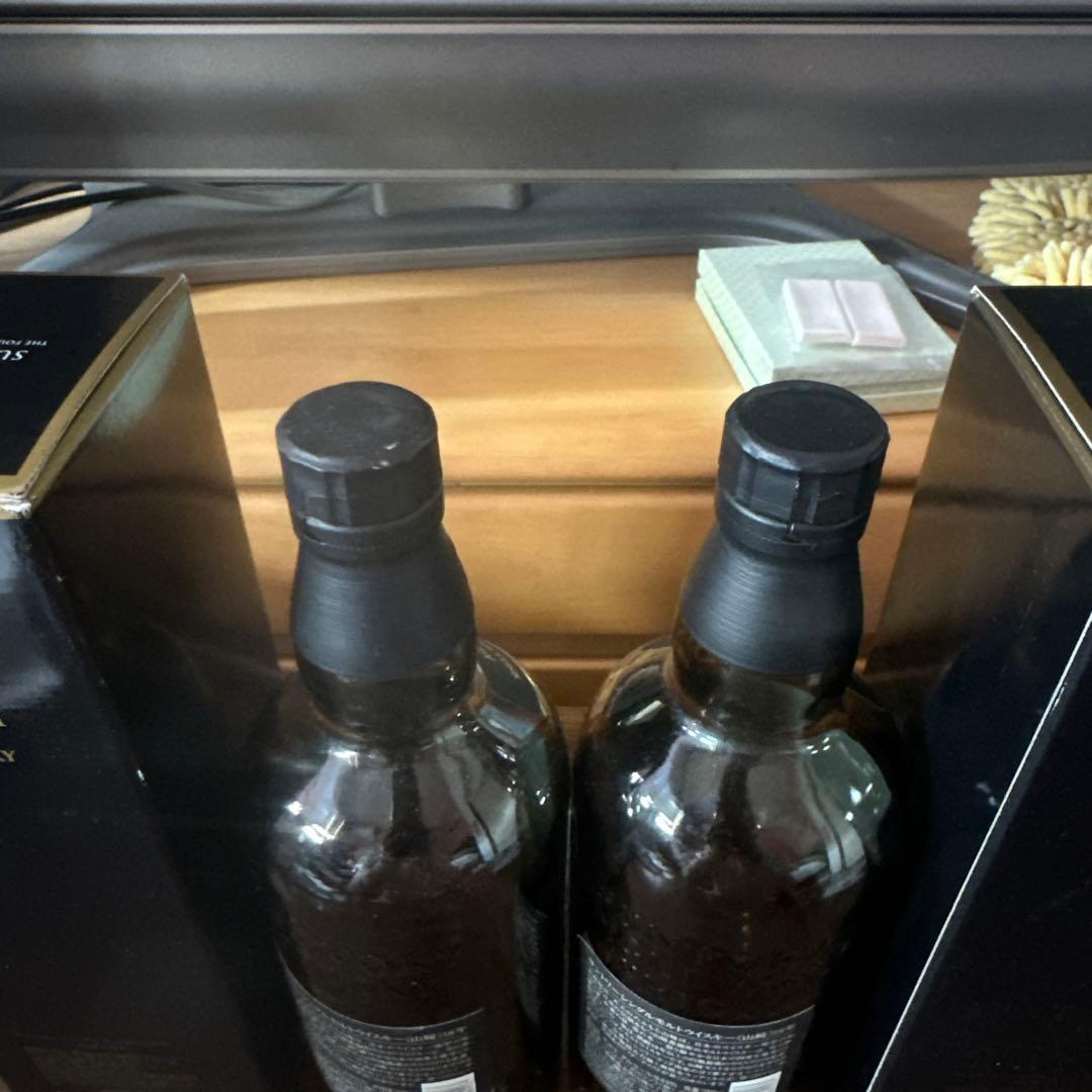 山崎18年空き瓶と空箱