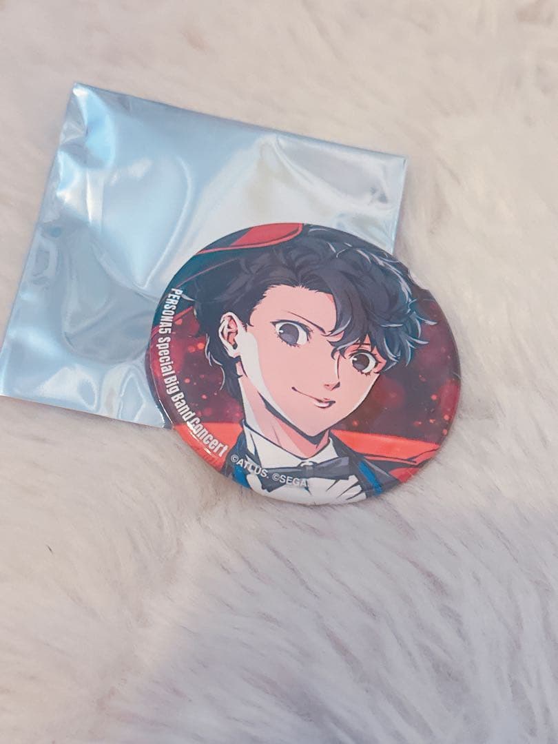 ペルソナ5 コンサート記念グッズ　缶バッジ 雨宮蓮　主人公　HERO