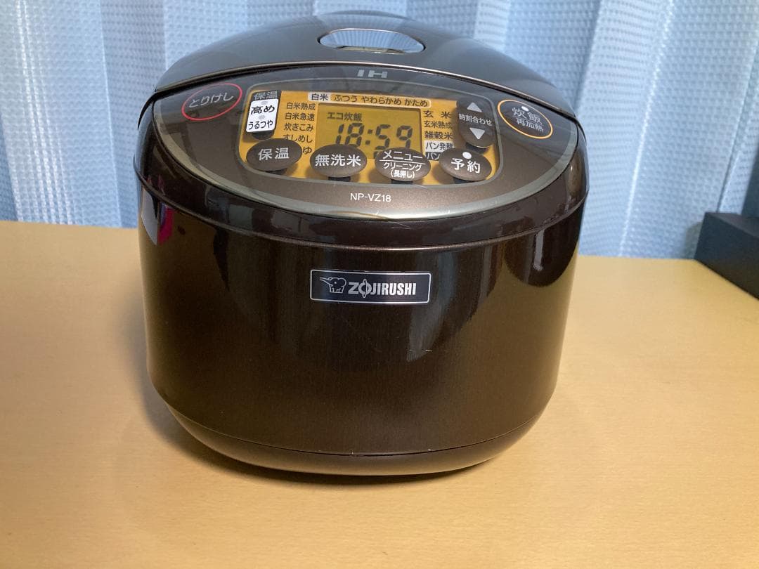 ★象印 IH炊飯ジャー 2019年製NP-VZ18 一升炊き　 極め炊き1,8L
