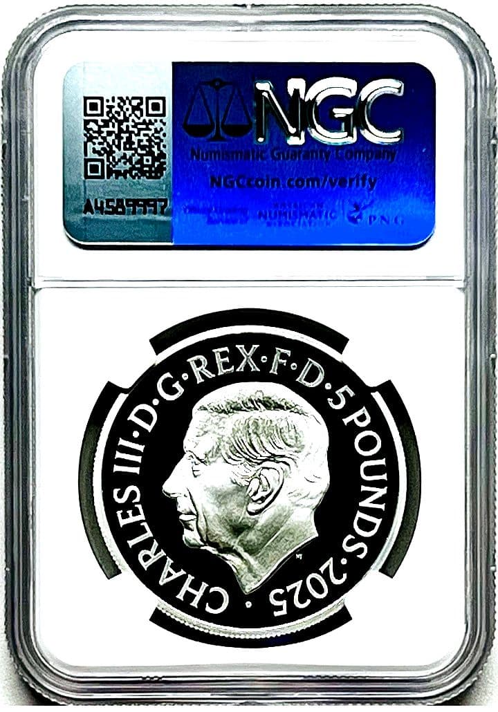 ngc 2025 英国　1オンス PF70 UCAM 36枚　超希少　銀貨