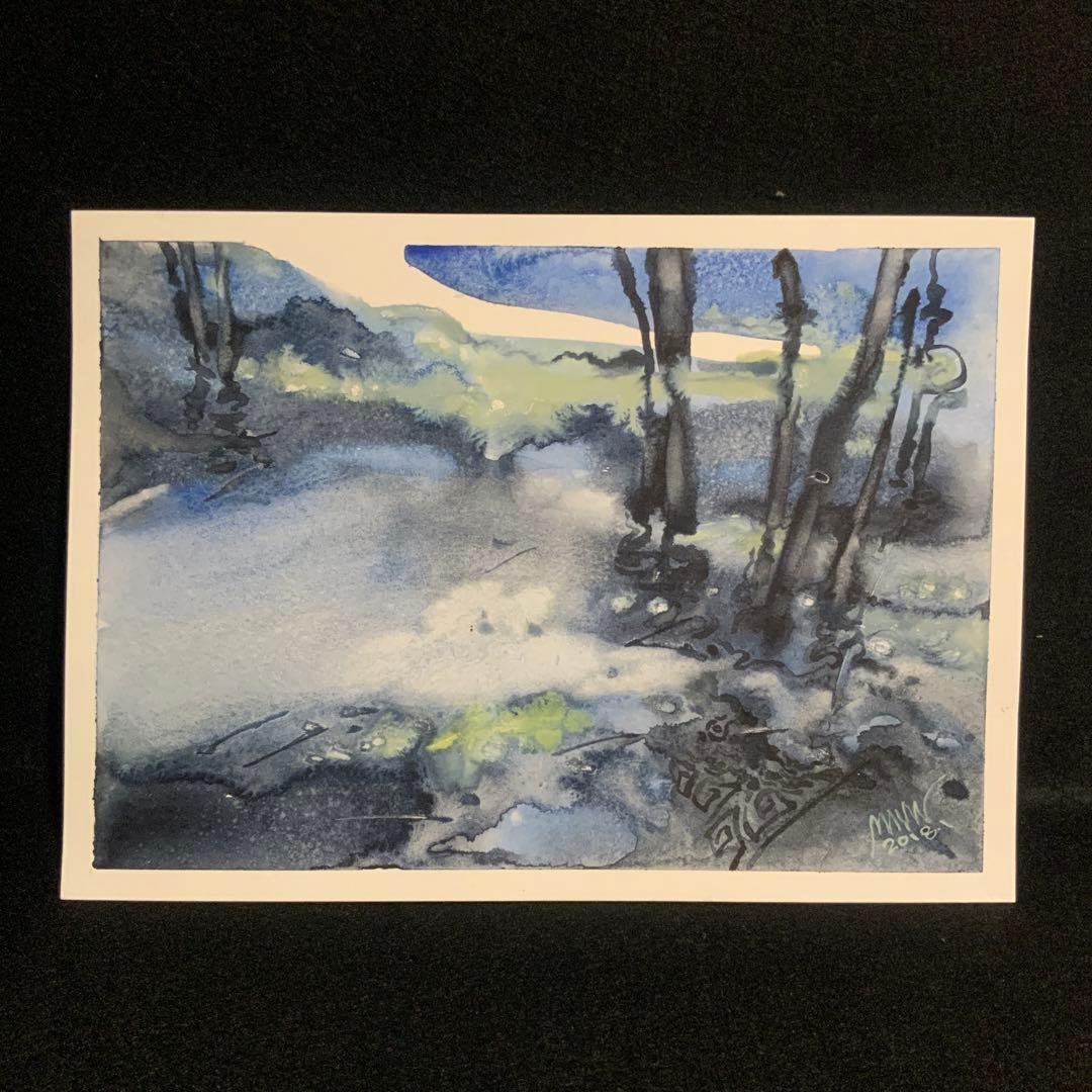 木と風景をテーマにした原画005