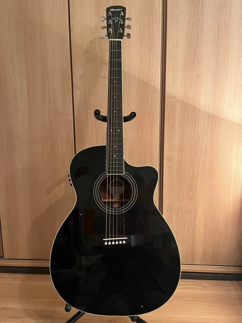 Morris FC-2III BLK ブラック／エレアコ／ギグバッグ付き