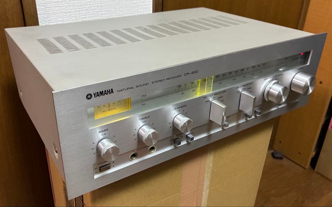 らん【知られざる名機・完動・美品】CR-420 YAMAHA レシーバー
