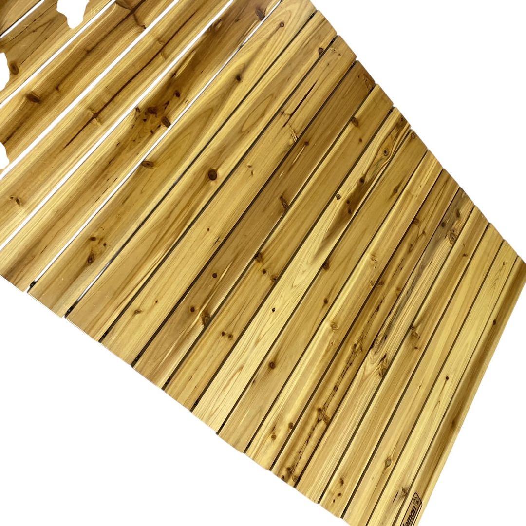 廃盤 Coleman ナチュラルウッドロールテーブル120