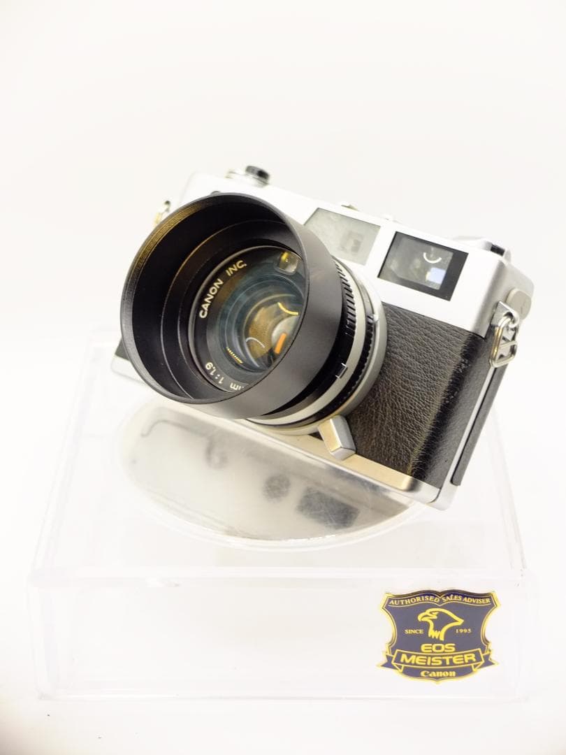 【実写確認整備品】キャノネットQL19G-Ⅲ／45mmf1.9メタルフード付