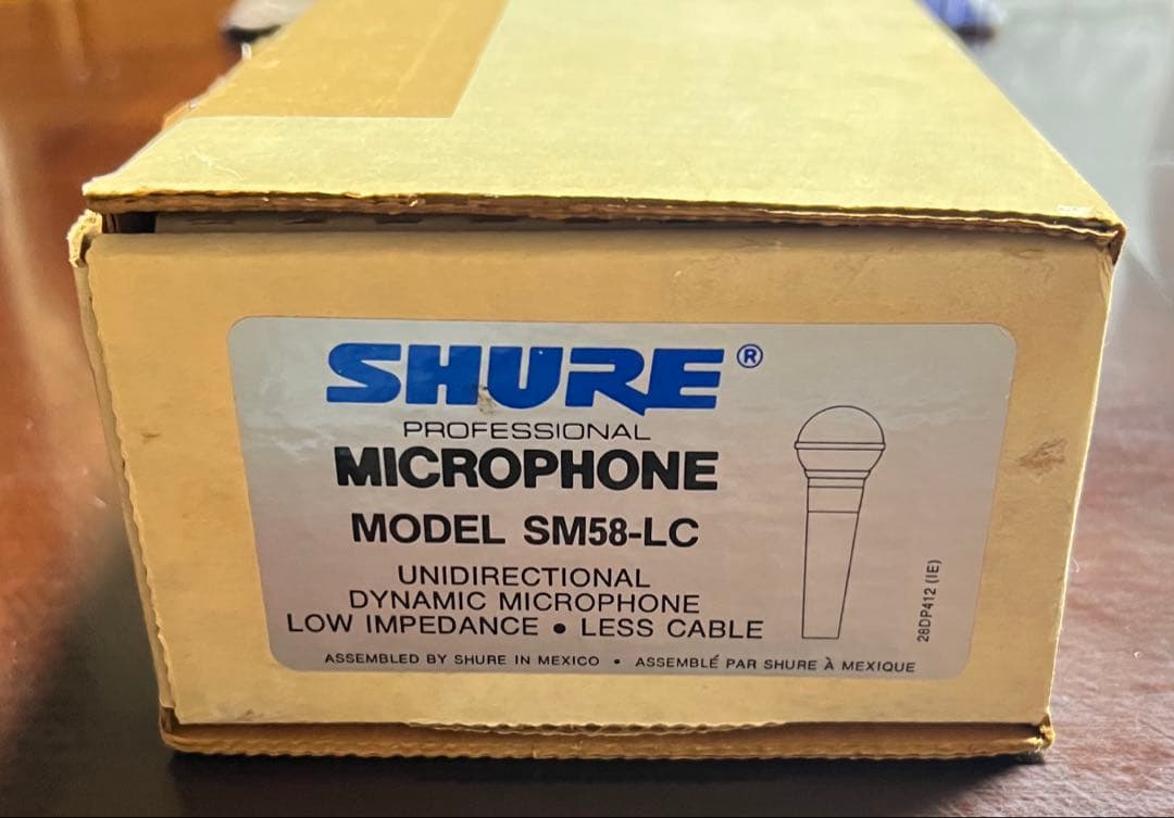 【美品】shure SM58 マイク シュアー ゴッパー