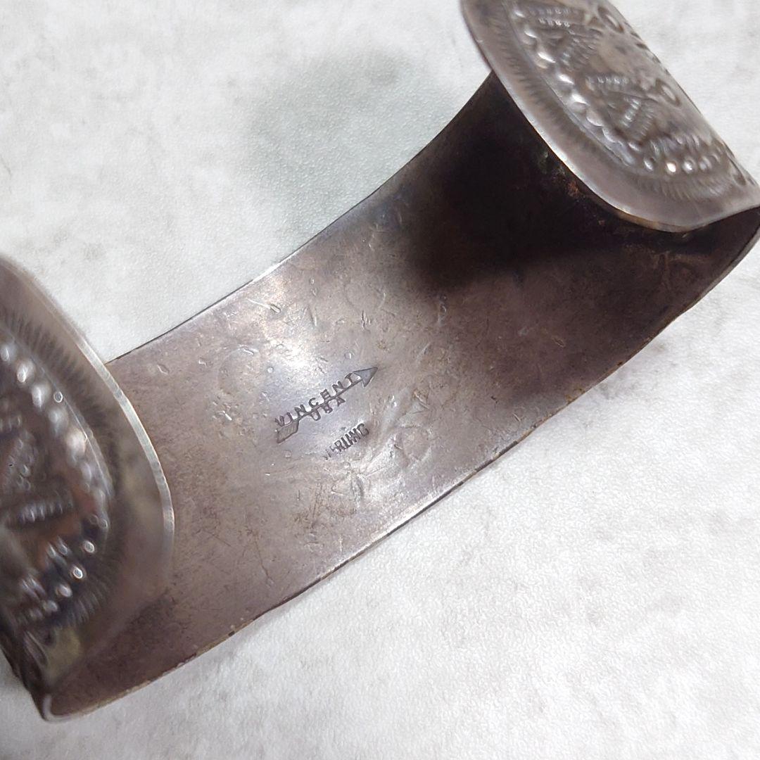 NAVAJO VINCENT JOE PLATERO ワイドバングル 925