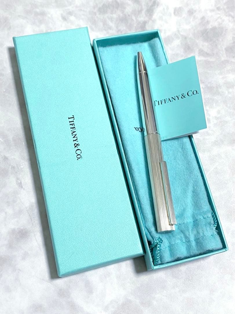 ティファニー ボールペン silver 925 太め 希少 ツイスト式