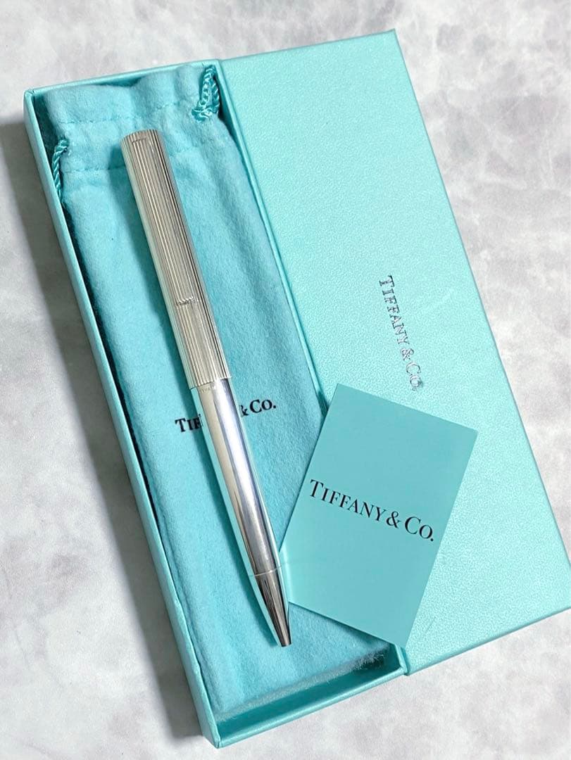 ティファニー ボールペン silver 925 太め 希少 ツイスト式