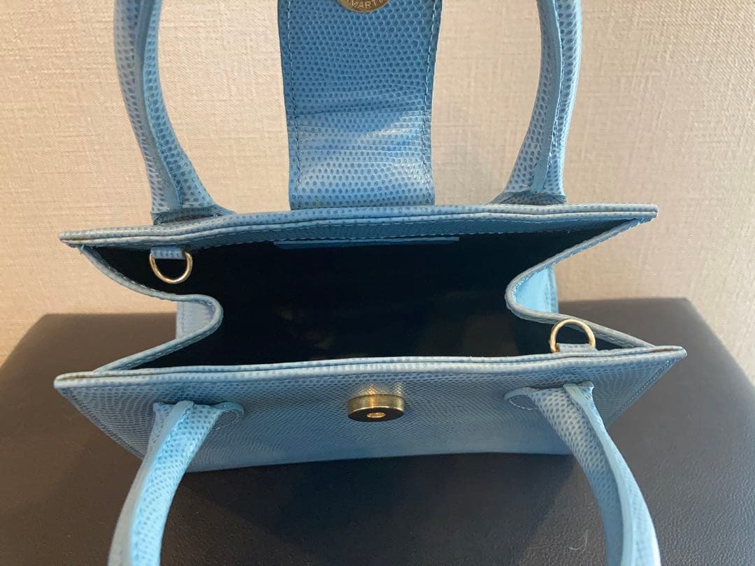 【レア】ディディエラマルト　ハンドバッグ　ショルダーバッグ　水色