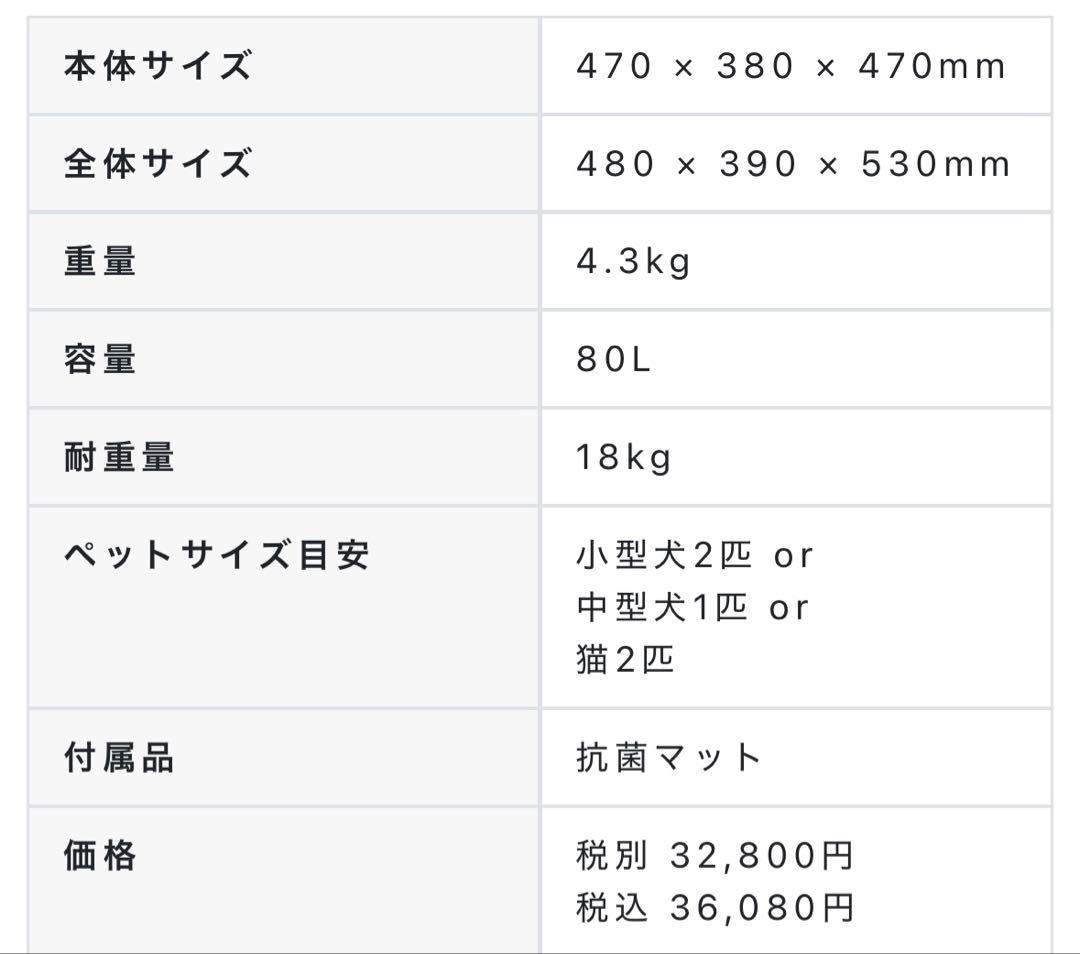PETiCO（ペチコ）　Lサイズ　ペットハードキャリー