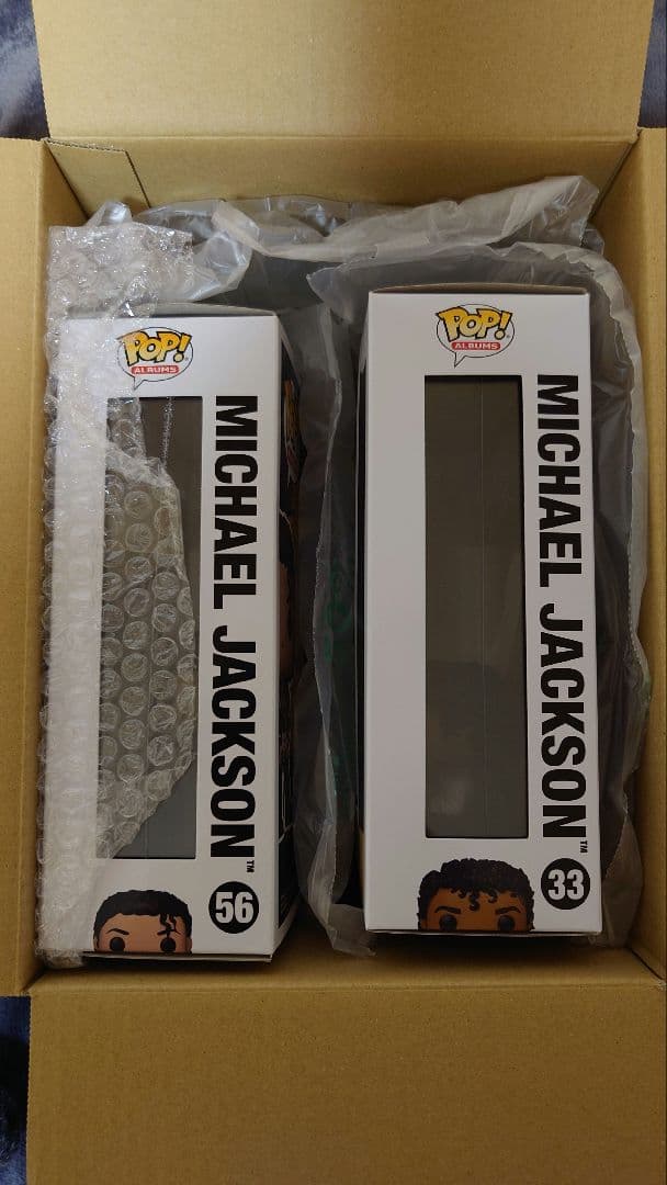 funko pop マイケル・ジャクソン　スリラー＆バッド　2体セット