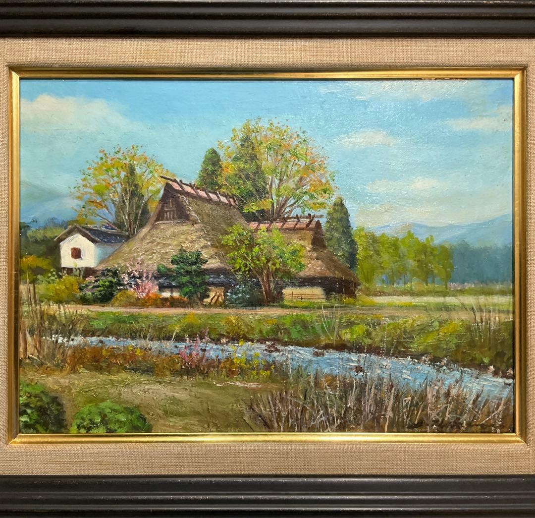 絵画・額縁・油絵・萩原 淳・丹波路・風景画・美術品・インテリア・雑貨