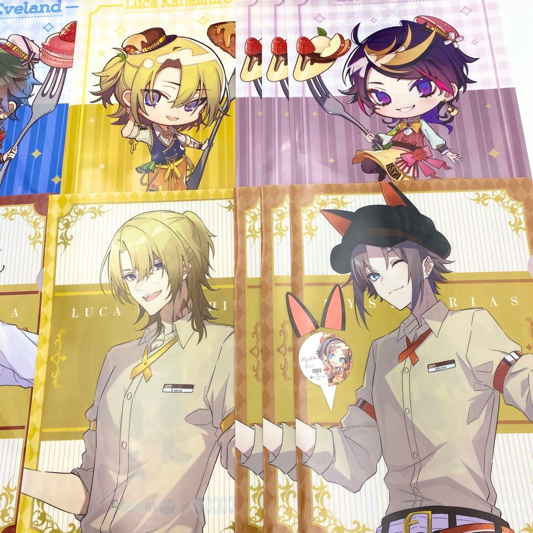 【匿名配送】にじさんじEN Luxiem 寝そべりぬいぐるみ クリアファイル