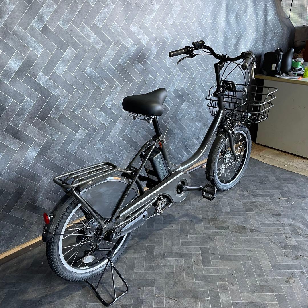 送料無料条件付Bikke電動アシスト自転車 ブラック 小径タイヤ