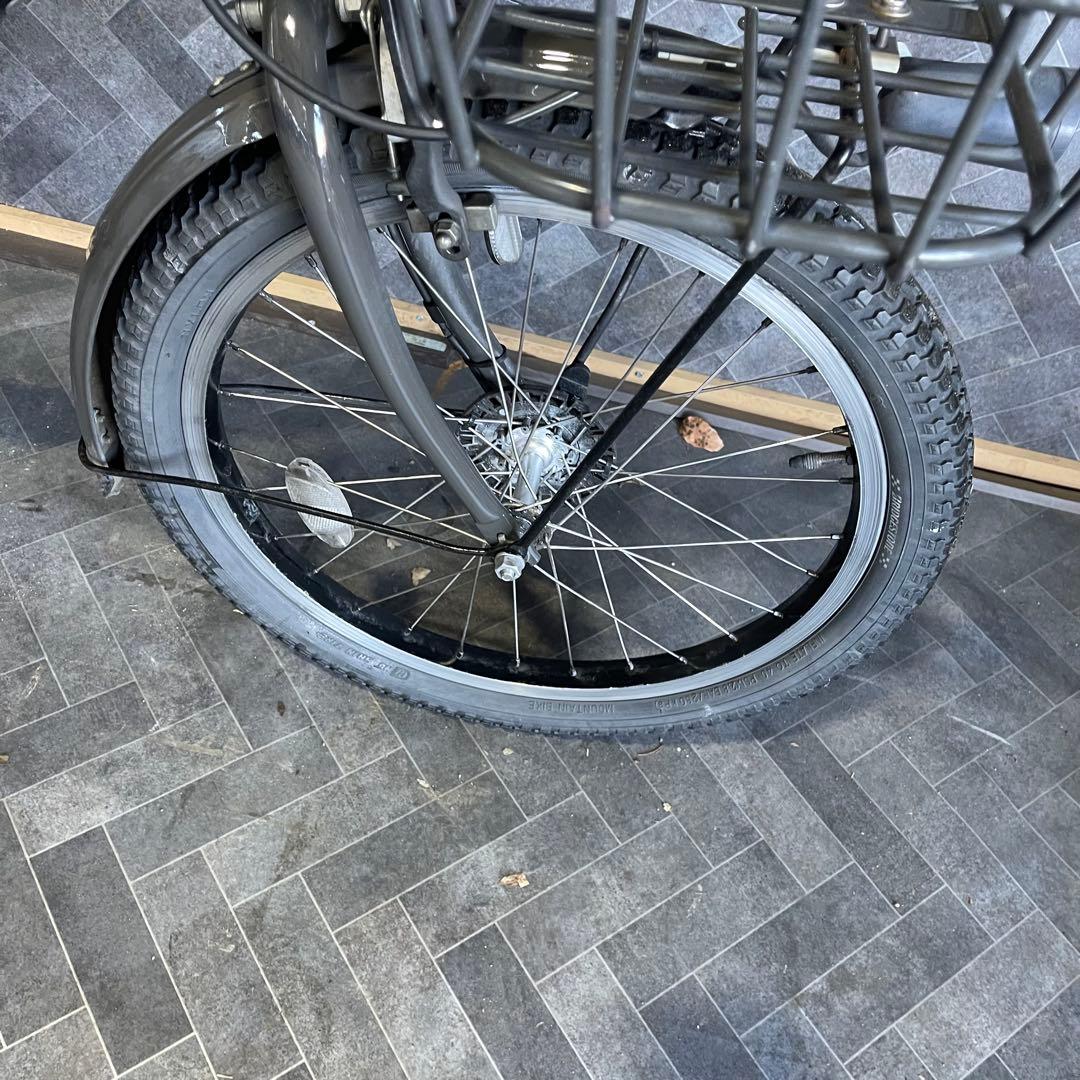 送料無料条件付Bikke電動アシスト自転車 ブラック 小径タイヤ