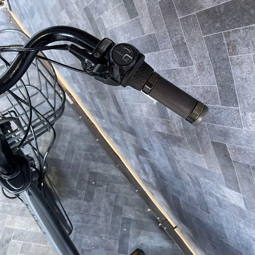 送料無料条件付Bikke電動アシスト自転車 ブラック 小径タイヤ