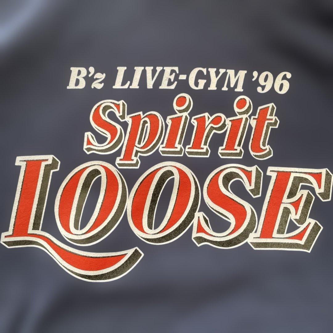 希少　B'z SPIRIT LOOSE パーカー ネイビー vintage