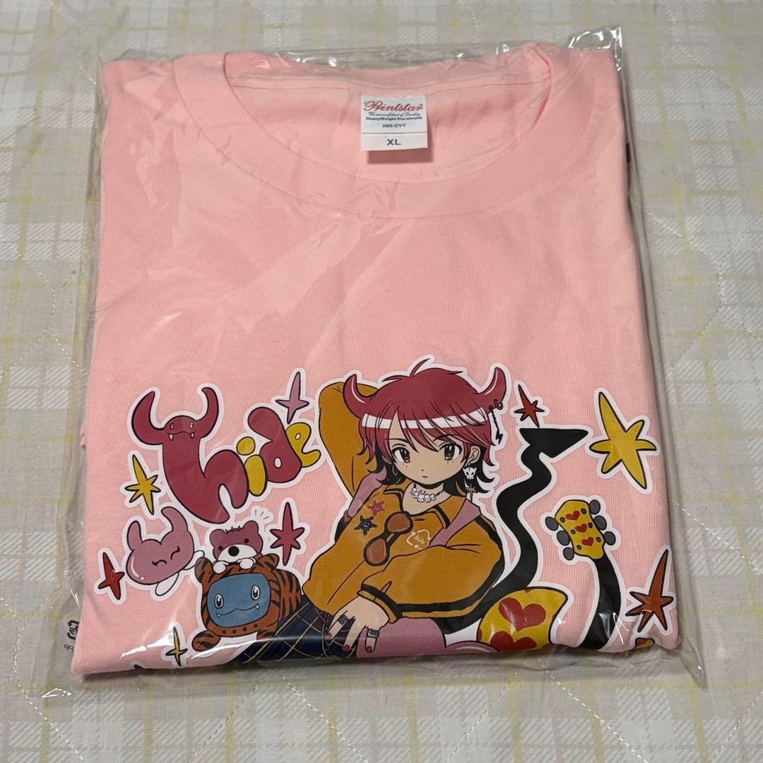 未使用 Tシャツ 2枚セットXLサイズ hide 田中かえ コラボ