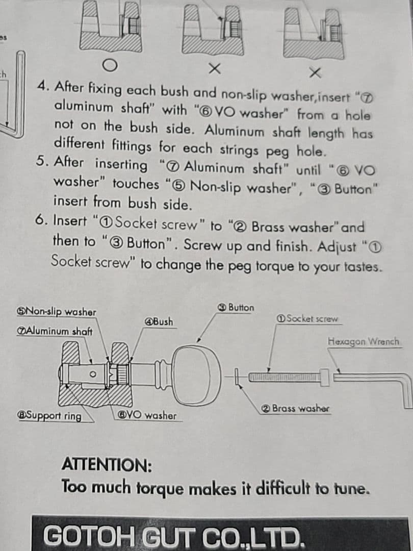 GOTOH Marvel Violin Tuner MVT-440T ゴトーペグ