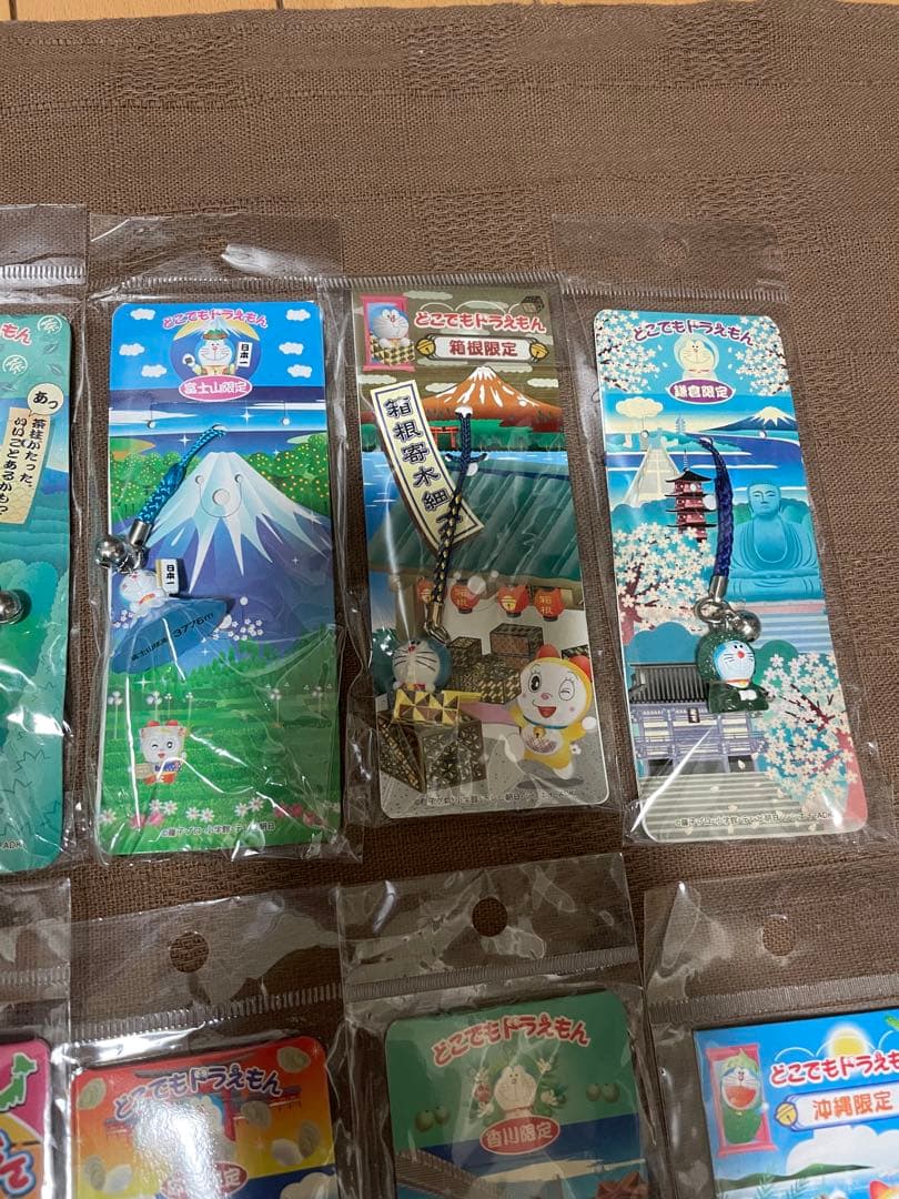 どこでもドラえもん　根付け　ストラップ　19個セット
